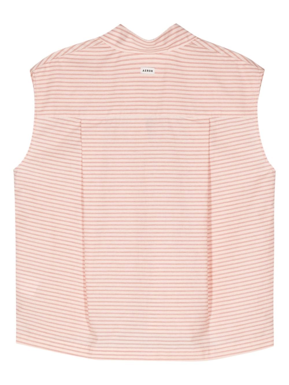AERON Island sleeveless striped shirt - Roze