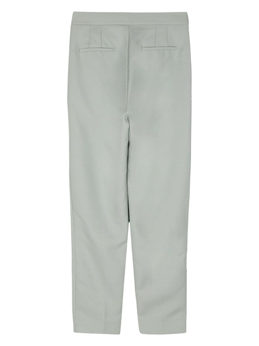 Dice Kayek pleat-detail tapered trousers - Groen