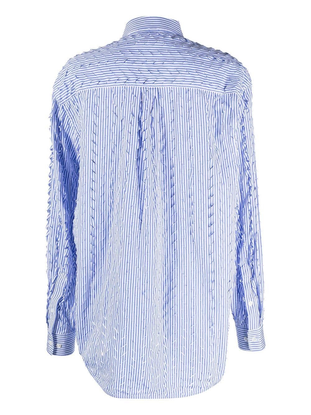 EYTYS Gestreepte blouse - Blauw