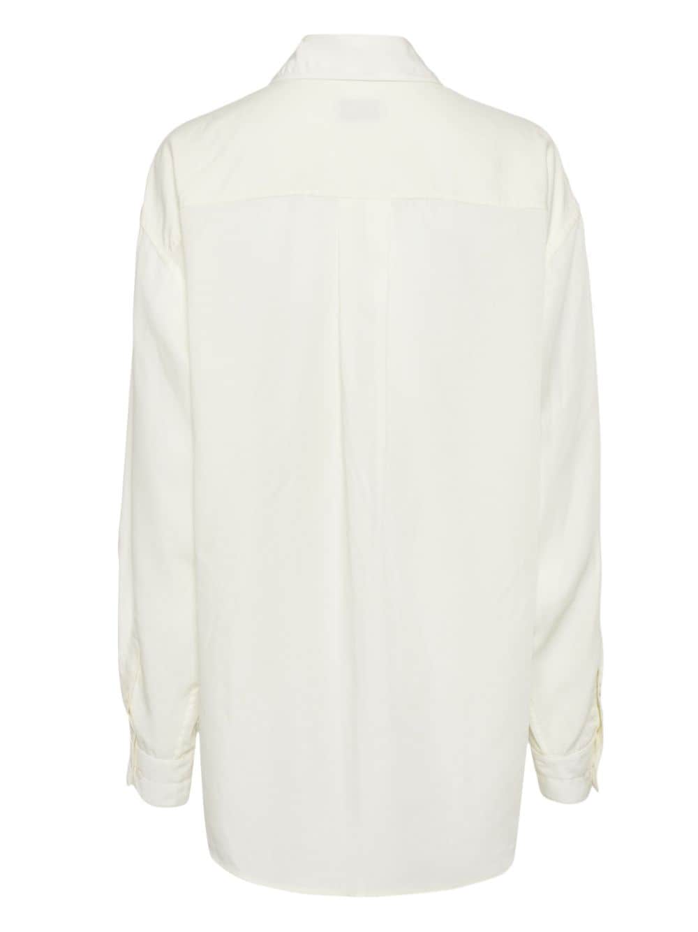 LEMAIRE plain lyocell shirt - Wit