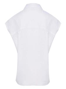Vince short-sleeve linen shirt - Wit