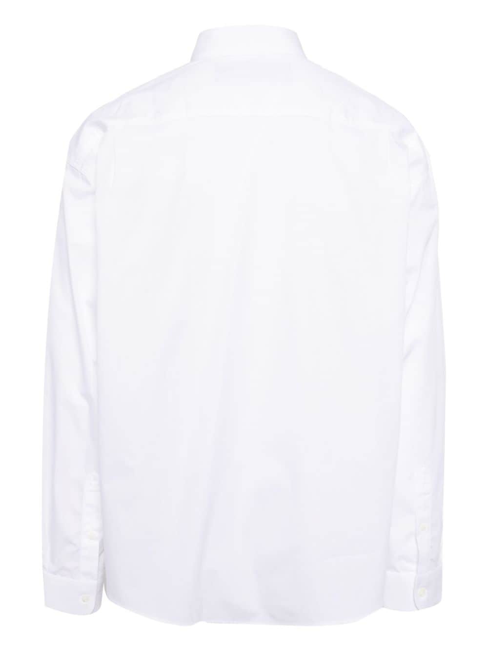 Jacquemus La Simon graphic-print cotton shirt - Wit