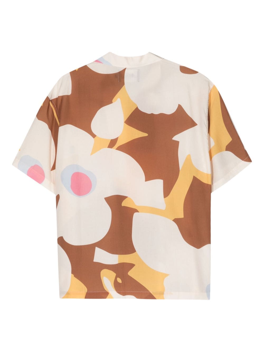 Awake NY floral-print short-sleeve shirt - Beige