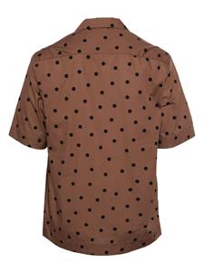 Paul Smith polka dot-print cotton shirt - Bruin