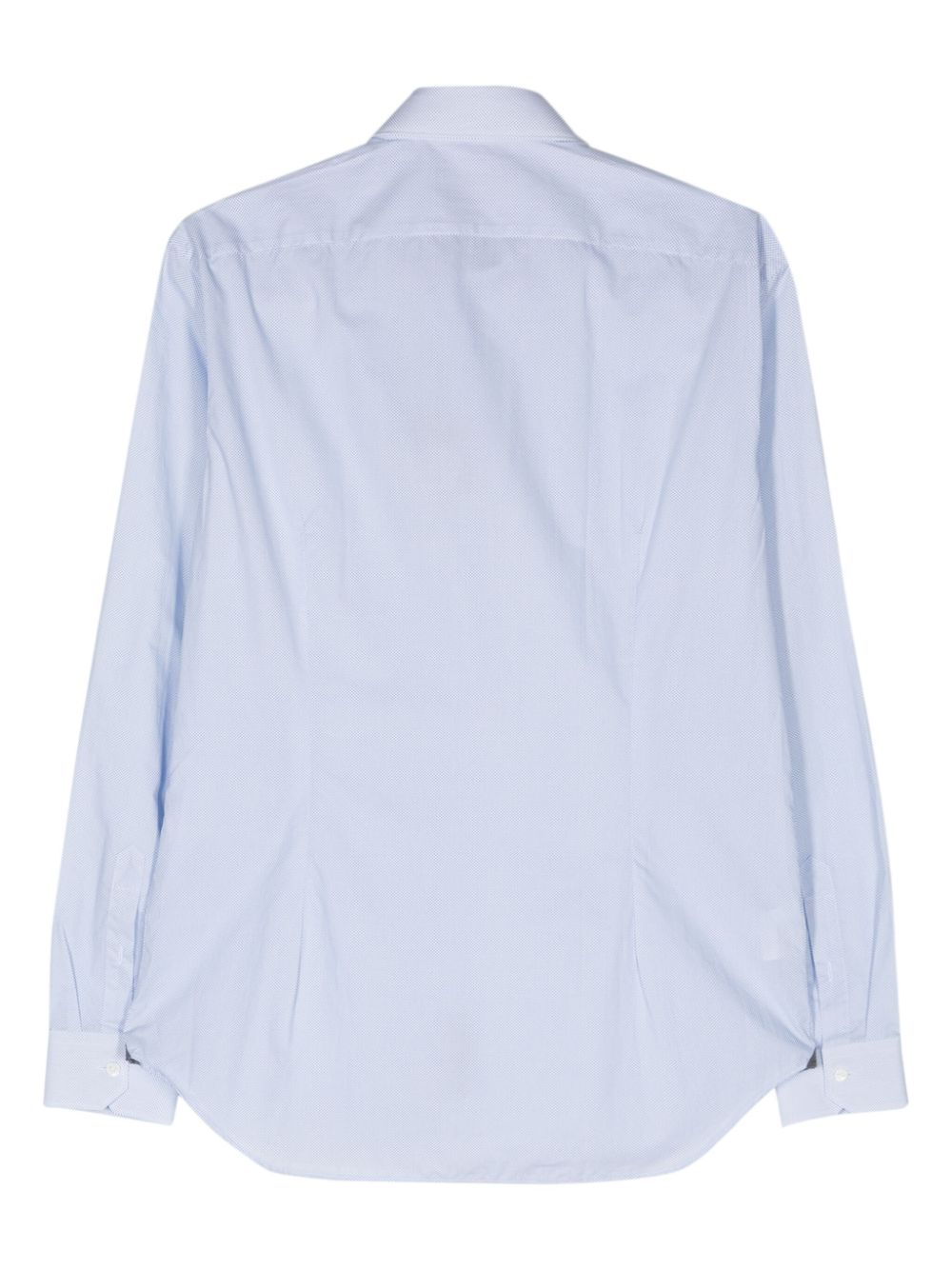 Corneliani polka-dot cotton shirt - Blauw