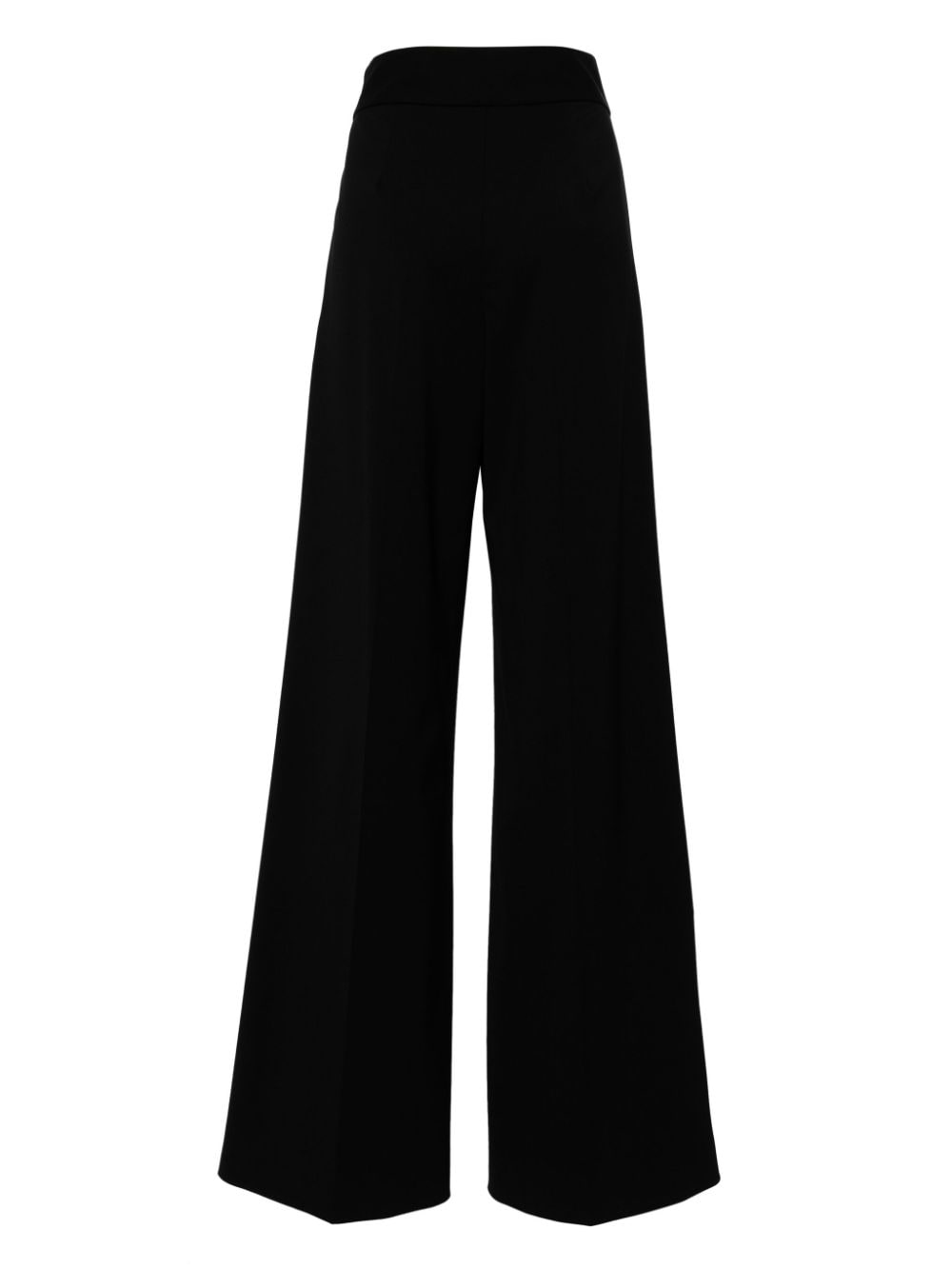 Carolina Herrera high-waisted wide-leg trousers - Zwart