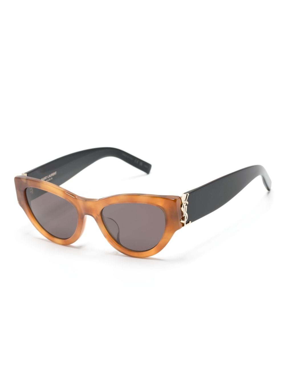 Saint Laurent cat-eye frame sunglasses - Bruin
