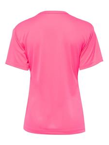 Comme Des Garçons patchwork-embellished T-shirt - Roze