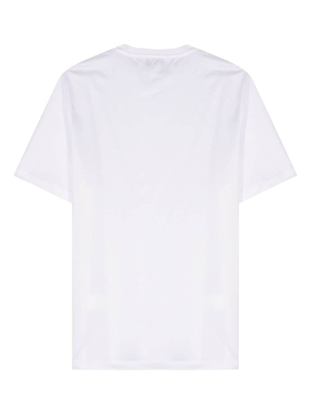 Barba short-sleeve cotton T-shirt - Wit