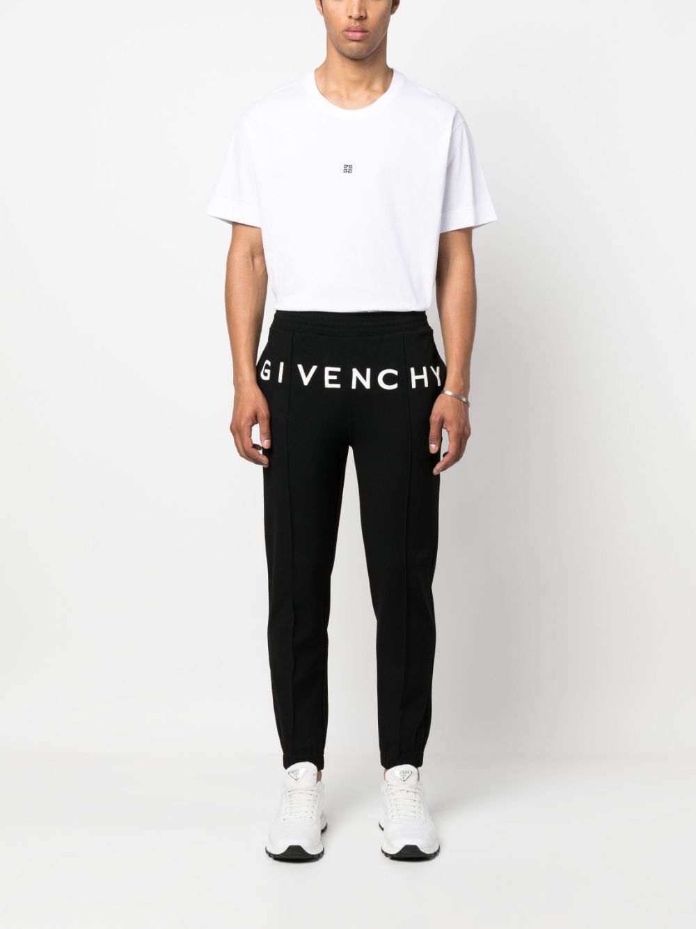 Givenchy T-shirt met borduurwerk - Wit