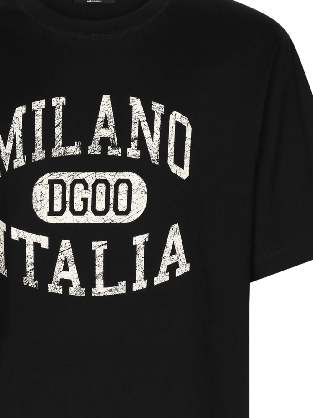 Dolce & Gabbana DG logo-print cotton T-shirt - Zwart