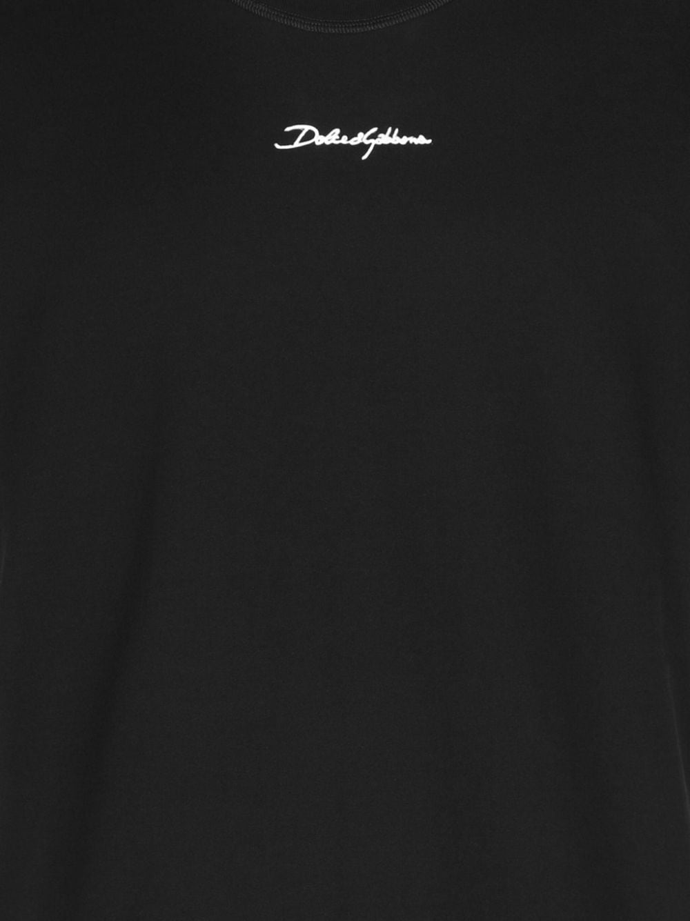 Dolce & Gabbana logo-print cotton T-shirt - Zwart