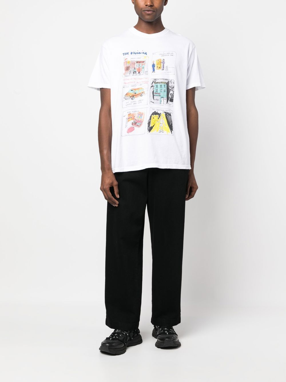 KidSuper T-shirt met grafische print - Wit