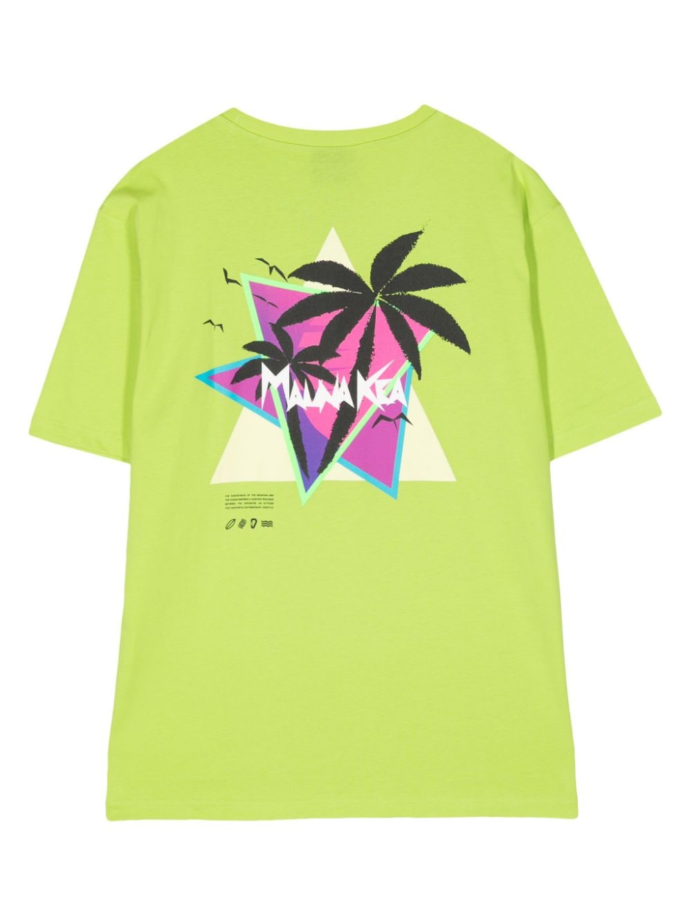 Mauna Kea Katoenen T-shirt met print - Groen