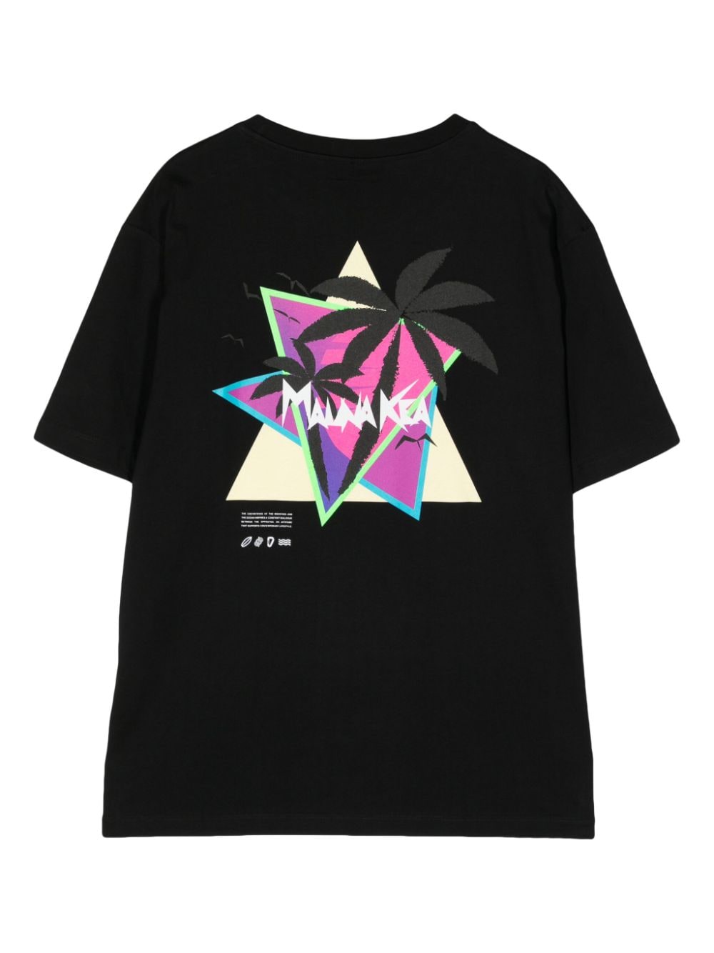 Mauna Kea Katoenen T-shirt met print - Zwart