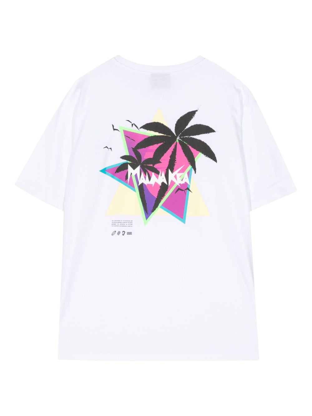 Mauna Kea Katoenen T-shirt met print - Wit