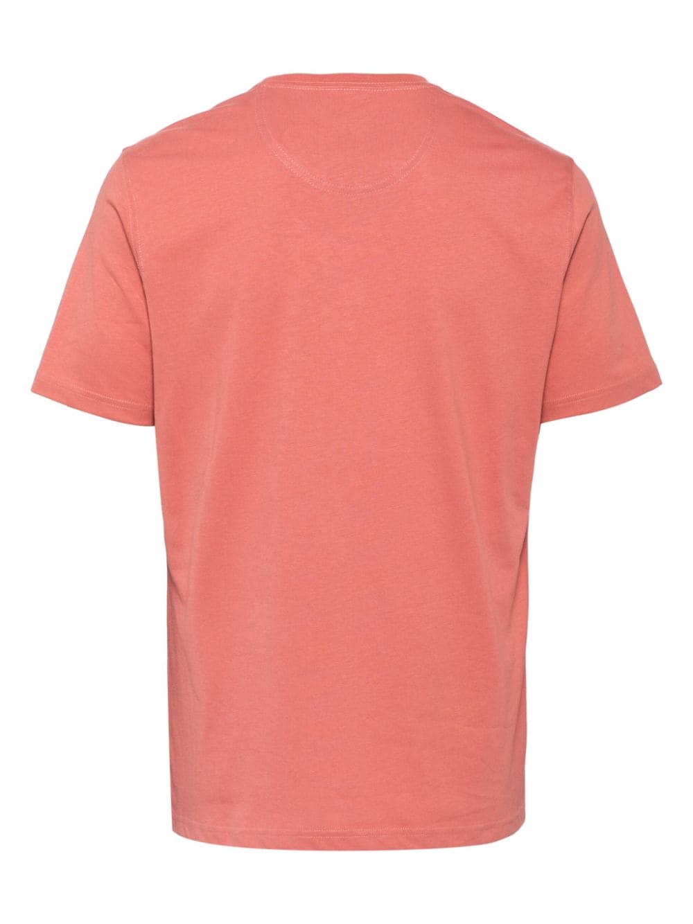 Barbour logo-embroidered cotton T-shirt - Roze