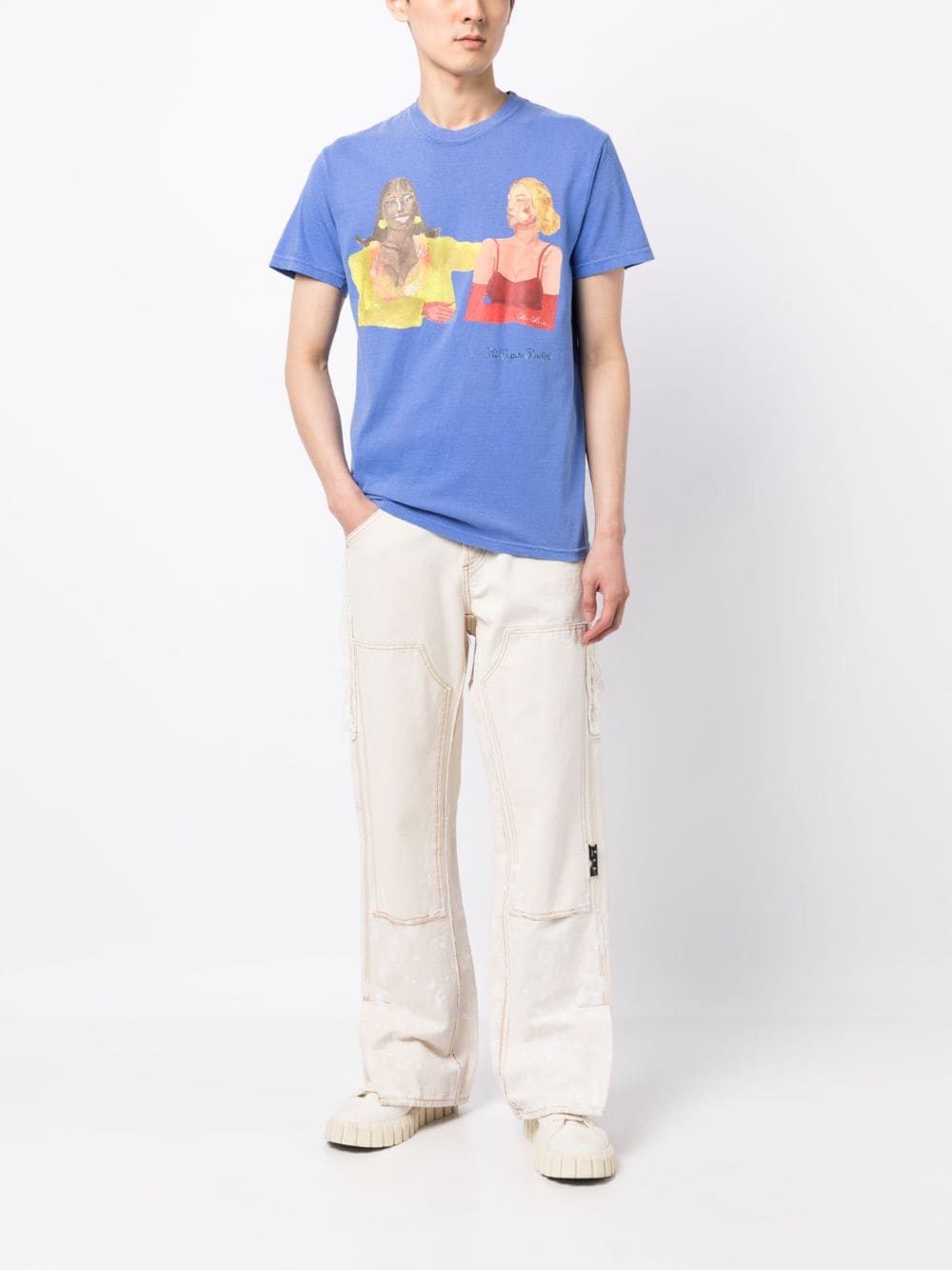 KidSuper T-shirt met print - Blauw