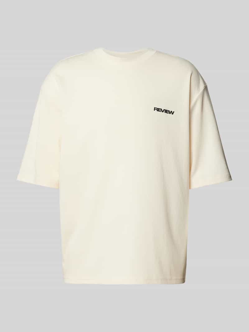 REVIEW T-shirt met labelprint