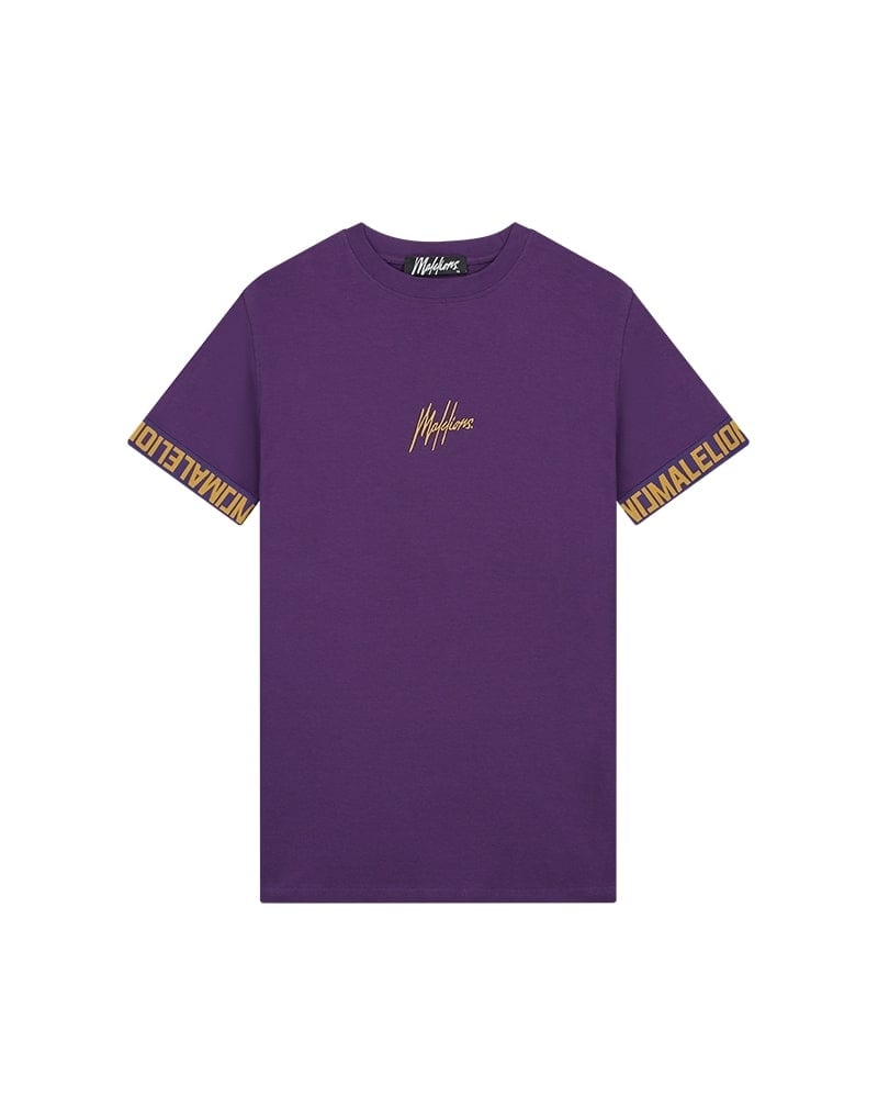 Malelions Men Venetian T-Shirt - Purple/Gold