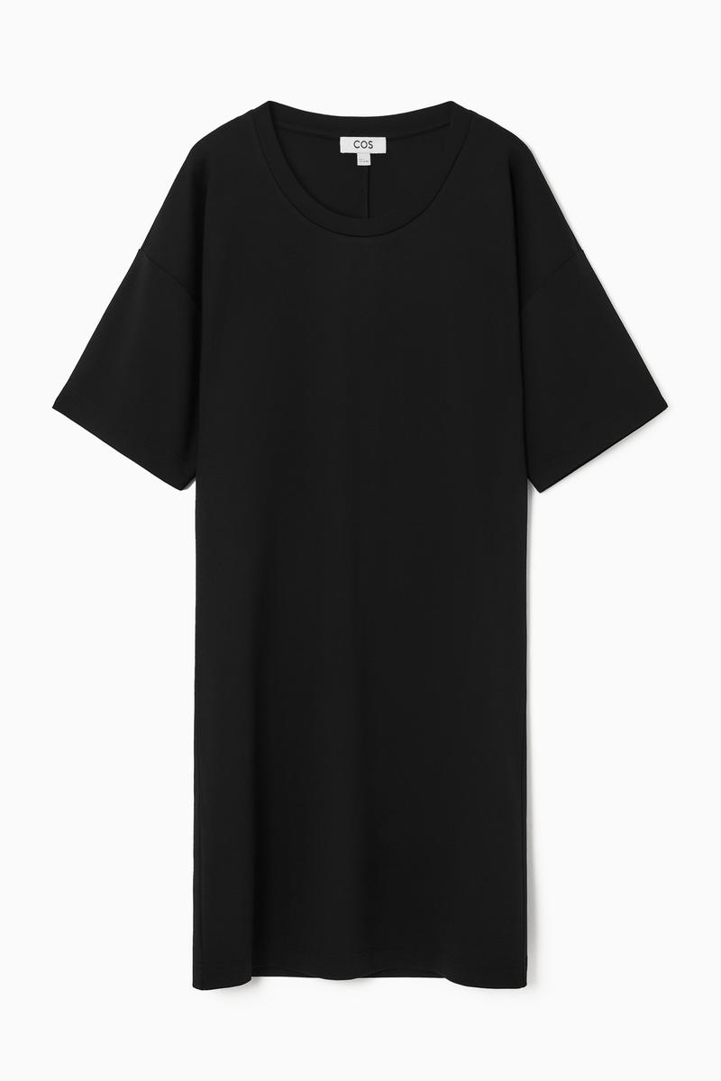 COS Drapiertes T-Shirt-Kleid In Minilänge