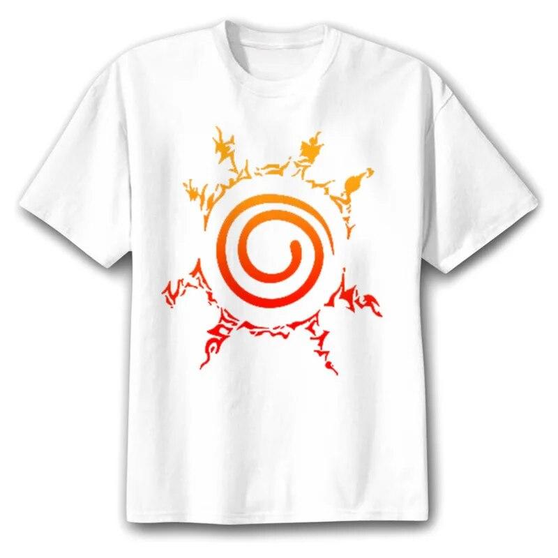 YSM Cotton Tshirt Naruto Anime bedrukt heren T-shirt Uzumaki Naruto T-shirt voor heren zomer