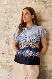 IN FRONT MILLI BLOUSE 16300 501 (Blue 501)