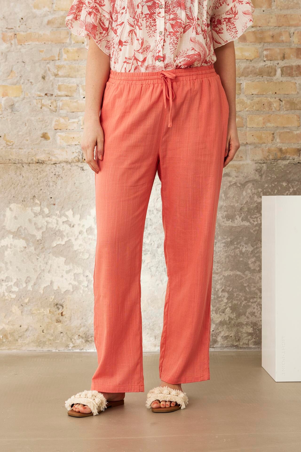 IN FRONT EVE PANTS 16220 420 (Coral 420)