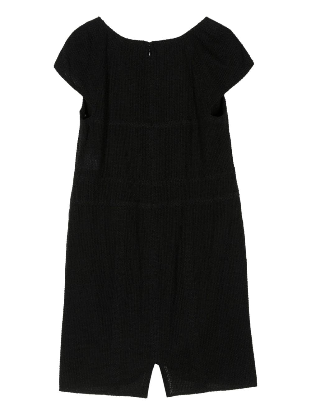CHANEL Pre-Owned 2000s short-sleeved cotton dress - Zwart