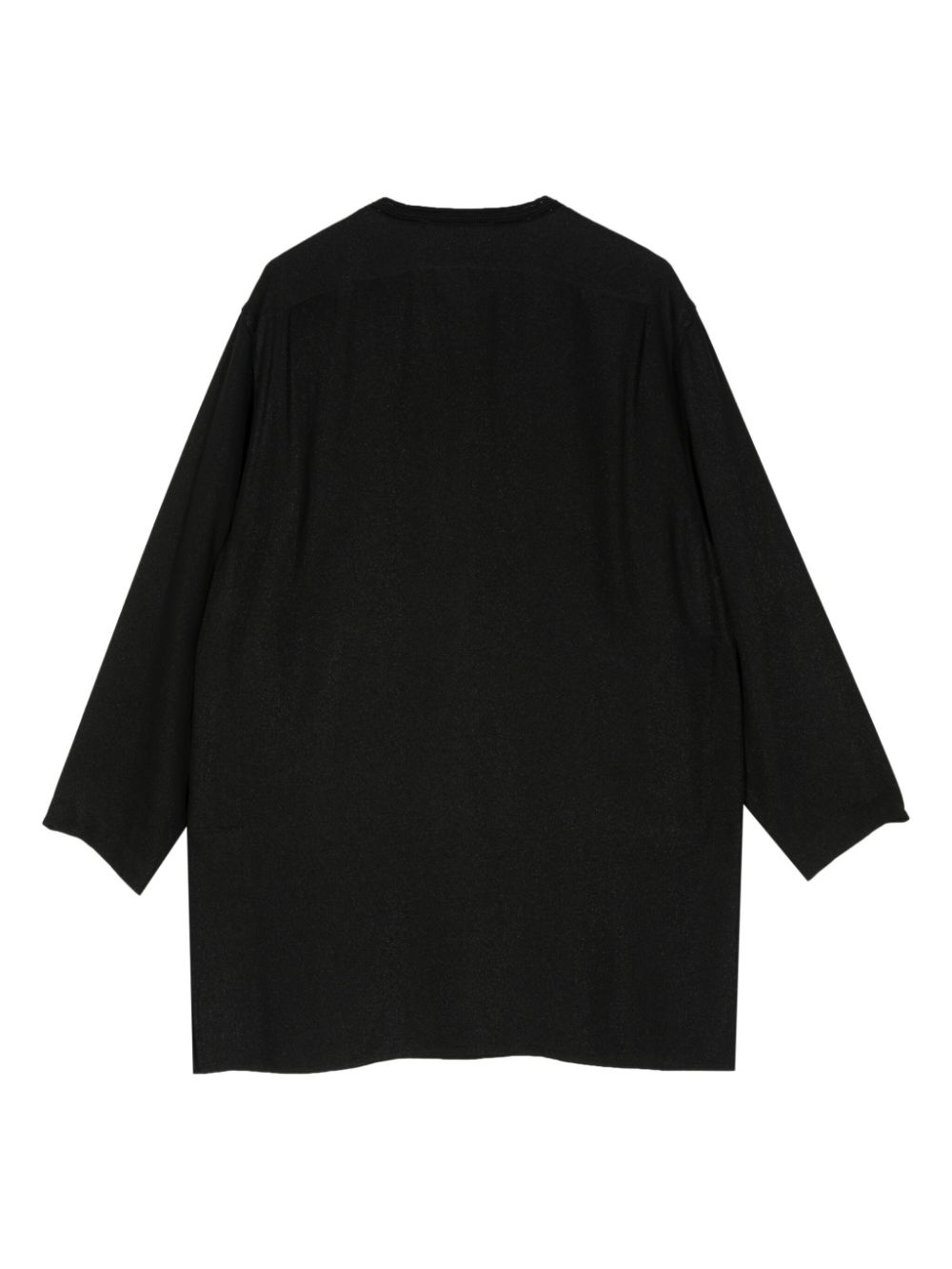 Saint Laurent Pre-Owned long-seeved beaded dress - Zwart