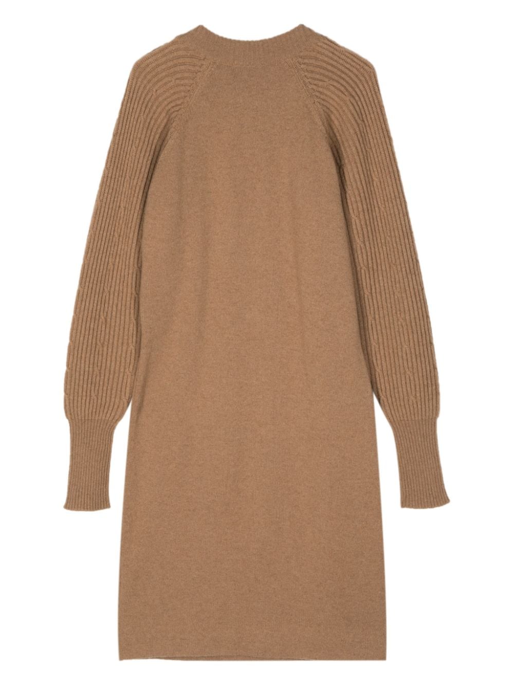 CHANEL Pre-Owned 1990s long-sleeved knitted dress - Bruin