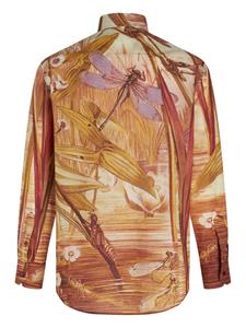 ETRO Overhemd met print - Bruin