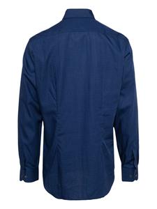 Paul Smith micro-dot cotton shirt - Blauw