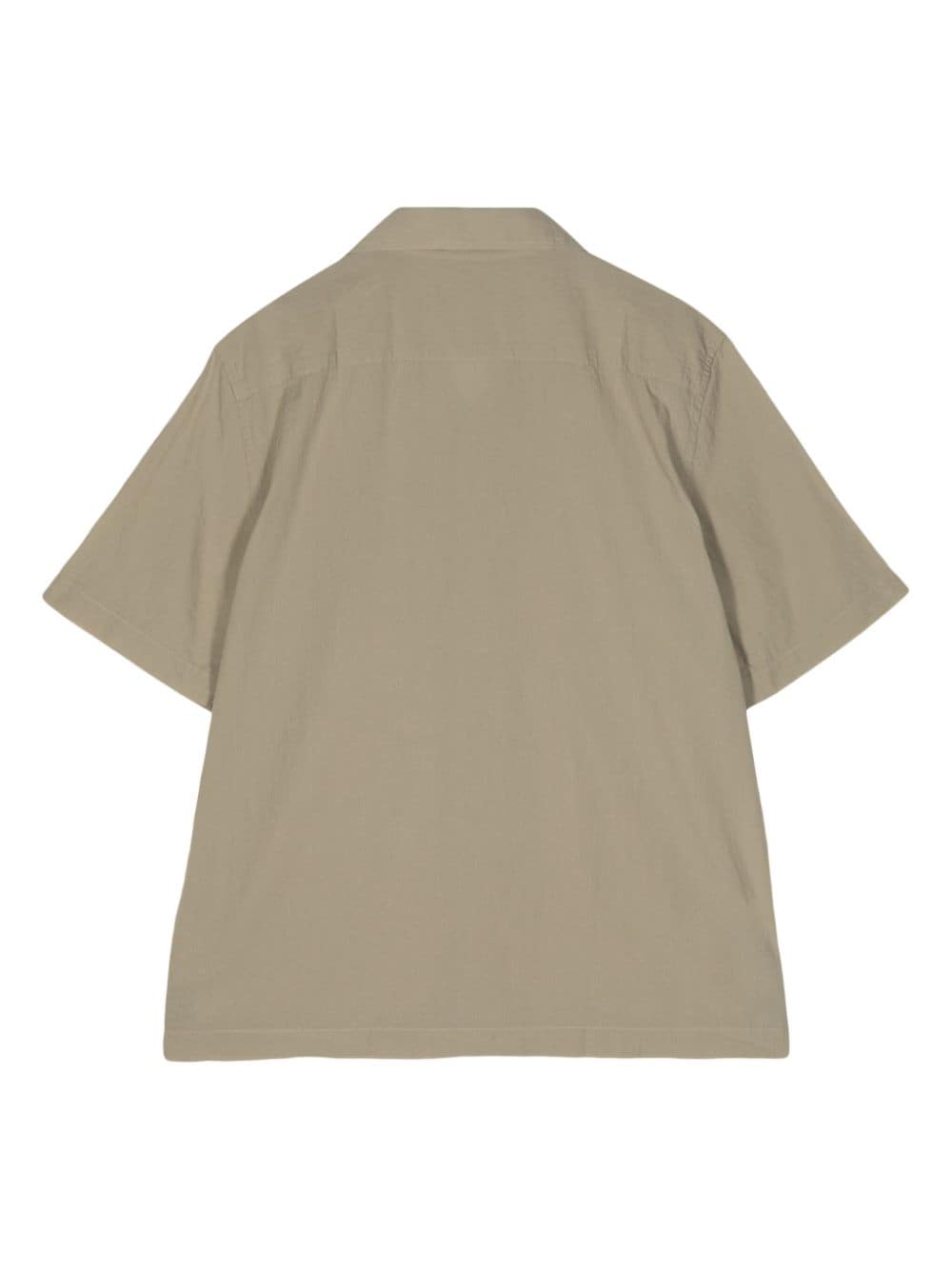 Fred Perry lightweight cotton-crepe shirt - Groen