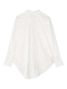 Forme D'expression asymmetric cotton shirt - Wit