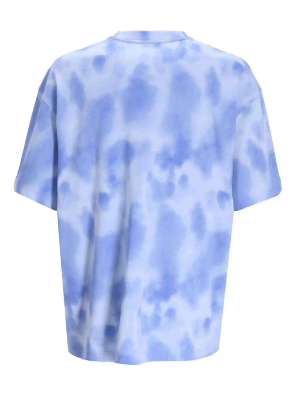 HUGO T-shirt met logoprint - Blauw