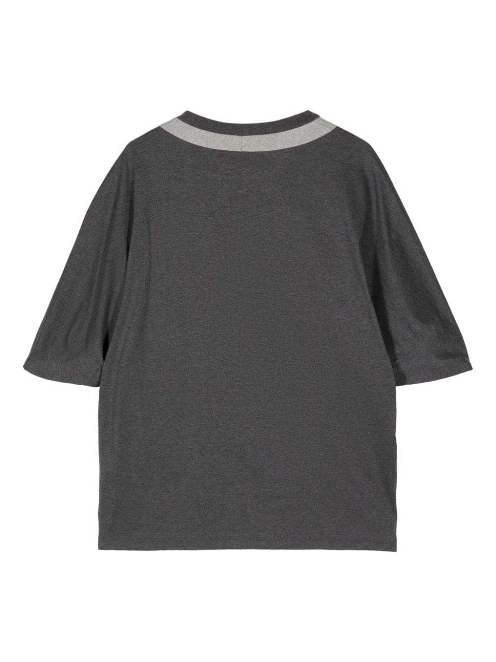 Fumito Ganryu raglan-sleeve cotton T-shirt - Grijs