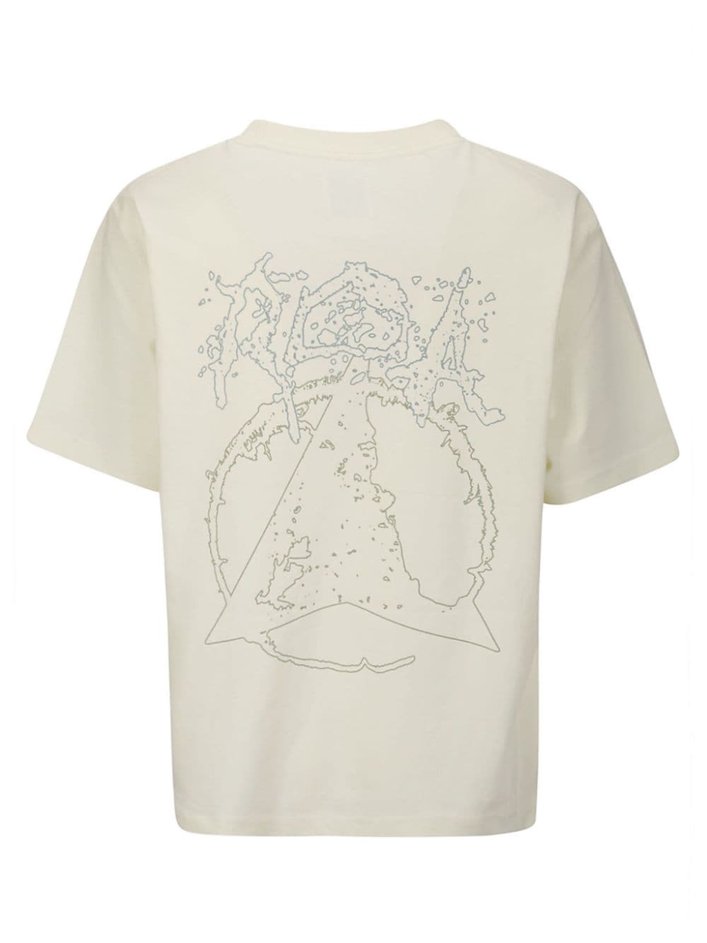 ROA Blanc de Blanc cotton T-shirt - Beige