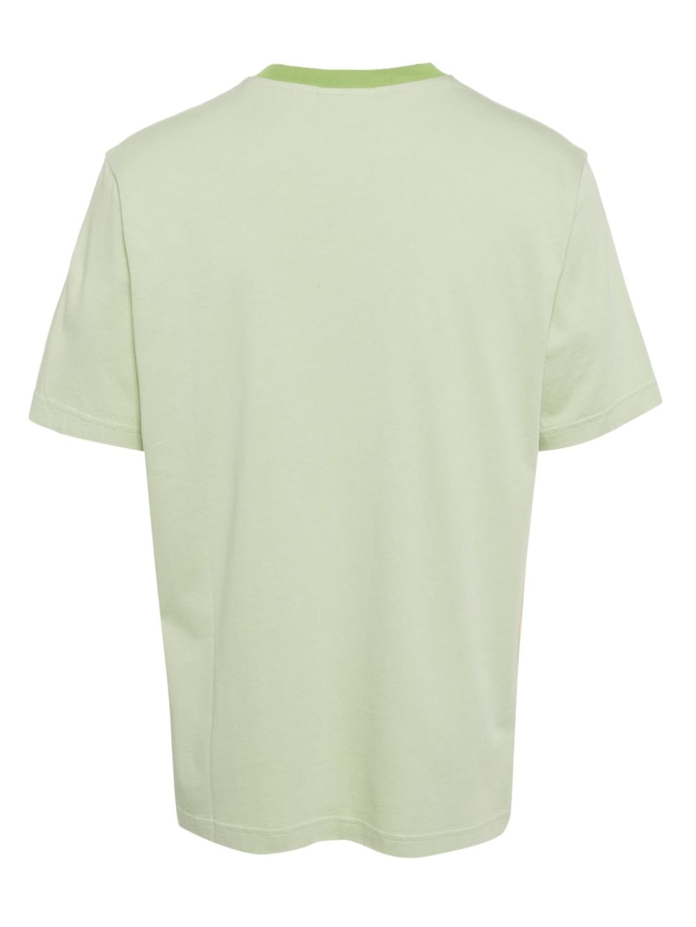 CAFÉ KITSUNÉ colour-block cotton T-shirt - Bruin