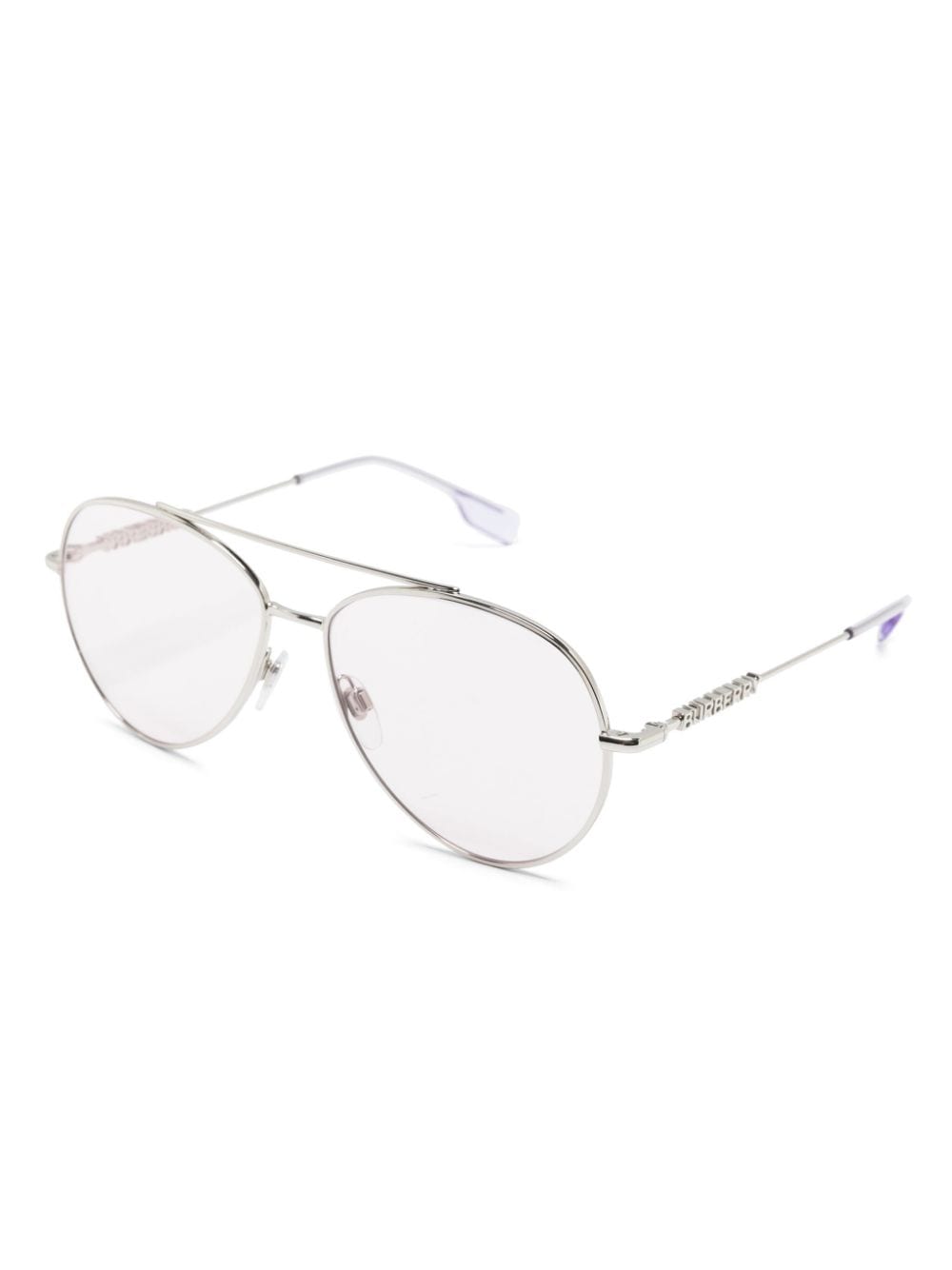 Burberry Eyewear pilot-frame sunglasses - Zilver