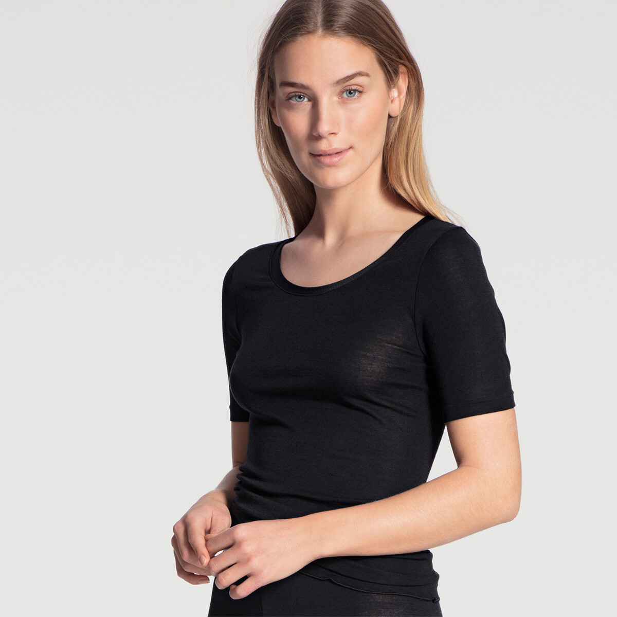 Calida T-shirt, Kleur: Zwart