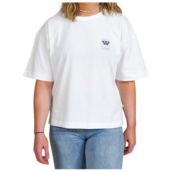 ELSK  Women's Blaafugl Thilda Brushed T-Shirt - T-shirt, wit