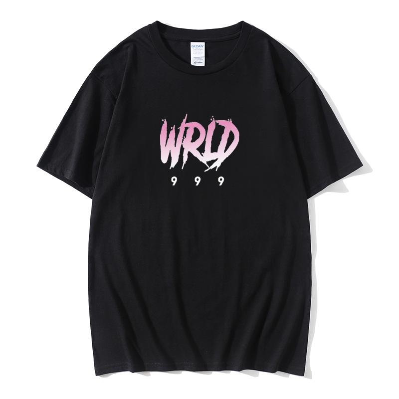 Nihao Hip Hop Zanger Respect Sap Wrld Print T-shirt Mannen Streetwear Swag Mode Unisex Tops Rapper Fan Club Mannen harajuku T-