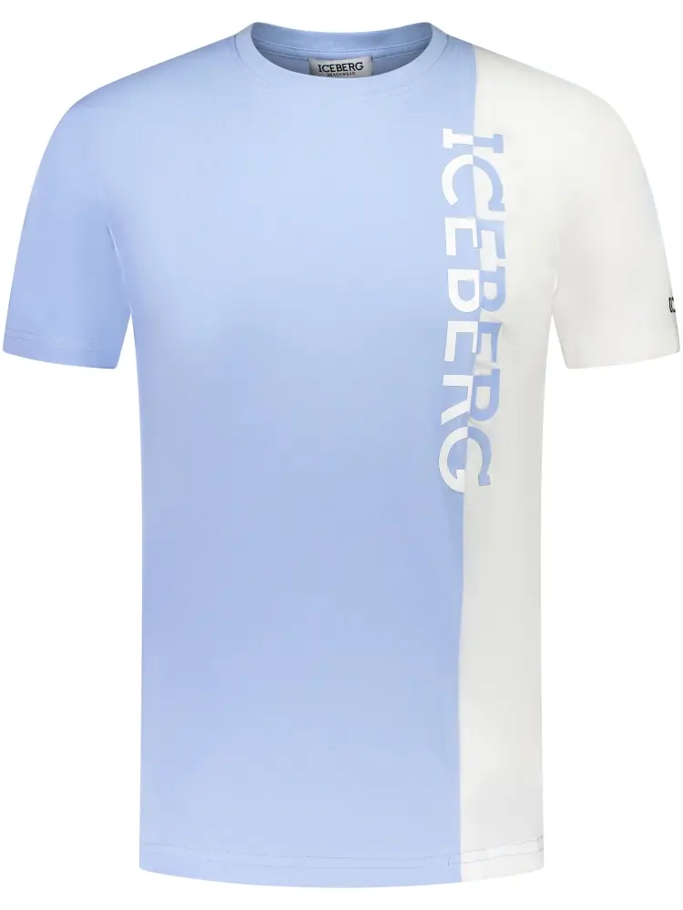 Iceberg Beachwear tee vertical logo sky