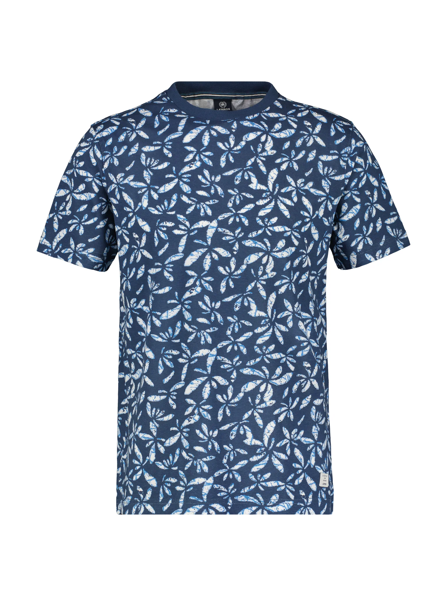 Lerros Heren shirt 24430371 448 storm blue