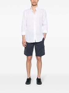 Glanshirt long-sleeve linen shirt - Wit