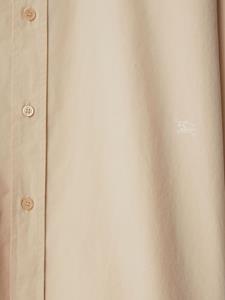 Burberry EDK-embroidered cotton shirt - Beige
