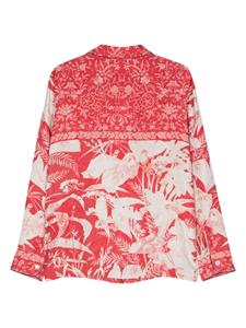 Pierre-Louis Mascia floral-print silk shirt - Rood