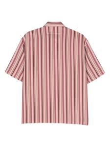 Costumein stripe-pattern short-sleeve shirt - Roze