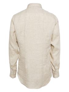 Eleventy long-sleeve linen shirt - Beige